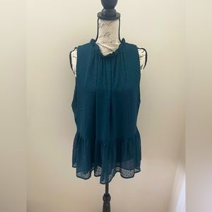 LOFT Peplum Top, Size L